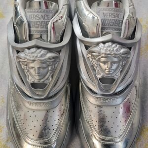 Versace Odissea Silver Sneakers EU Size 43 No Box